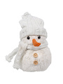 Фигурка декоративная полиэстер, Снеговик, 21 см, Y4-9402 - фото 2