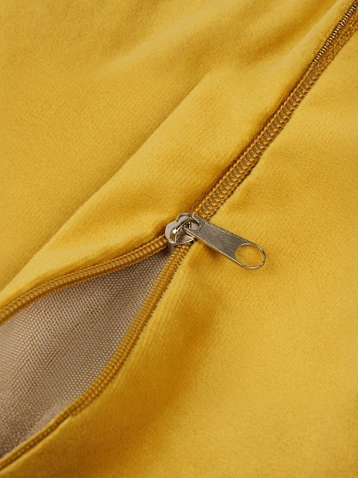 Наволочка декоративная Горчичный, 100% полиэстер, 40 х 40 см