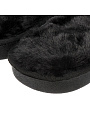 Тапки для женщин, искусственный мех, черные, р. 38-39, открытые, A210345 - фото 4