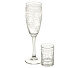 Набор для спиртного 12 предметов, стекло, бокал для шампанского 6 шт, стопка 6 шт, Glasstar, Вдохновение, G2_1687_22 - фото 2