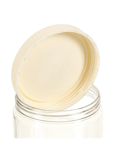 Банка для сыпучих продуктов, полипропилен, 1.6 л, 10х10х27.5 см, с крышкой, Sugar&amp;Spice, Green Republic, SE2250GR, лен