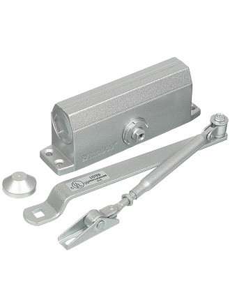 Доводчик дверной Trodos, TD-80, -35°C + 60°C °C, до 80 кг, серебряный, 272010