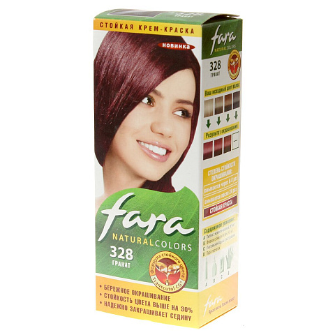 Краска для волос Fara 328 Гранат