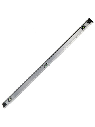 Уровень алюминий, 1200 мм, 2 глазка + 1 поворотный, линейка, рельс, серебристый, Bartex, №0021, HJ-82D