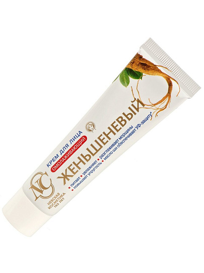 Крем для лица, Невская косметика, Женьшеневый, омолаживающий, 30+, для всех типов кожи, 40 мл