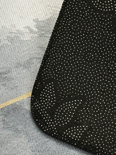 Набор ковриков для ванной, 3 шт, 0.5х0.8, 0.5х0.4, 0.45х0.39 м, диатомит, быстросохнущий, синий, Silvano, Вельвет