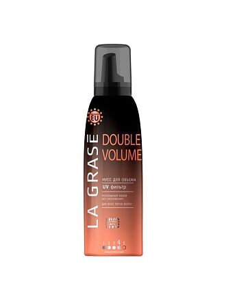 Мусс для волос La Grase, Double Volume, 4, 150 мл