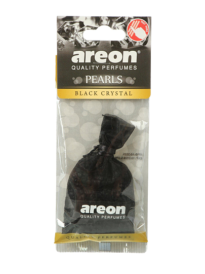 Ароматизатор в машину подвесной, мешочек, Areon, Pearls Черный Кристалл, 704-ABP-01