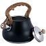 Чайник нержавеющая сталь, 2.7 л, со свистком, матовый, нейлон, Kamille, индукция, черный, 1092 - фото 4