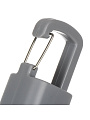 Фонарь встроенный аккумулятор, зарядка от USB, металл, пластик, карабин, DJ013 - фото 4