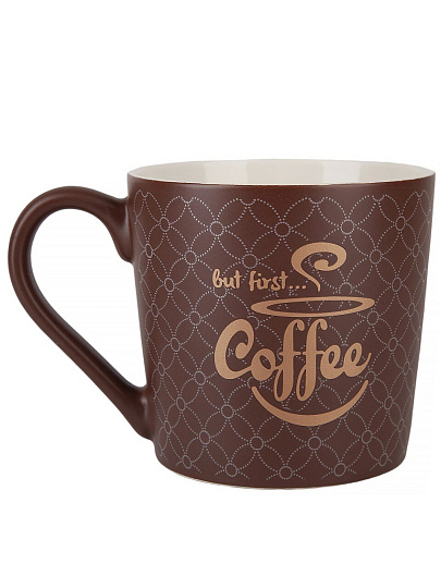 Кружка фарфор, 390 мл, Coffee, Nouvelle Home, 1620196-1