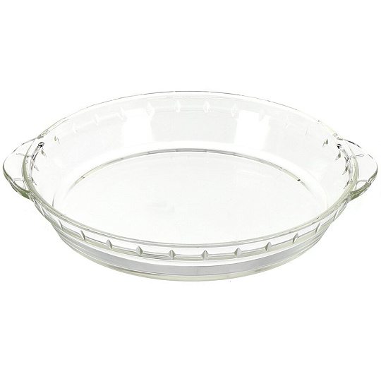 Форма для запекания стекло, 25.5х25.5 см, 1.3 л, круглая, с ручками, Camilla, 103633