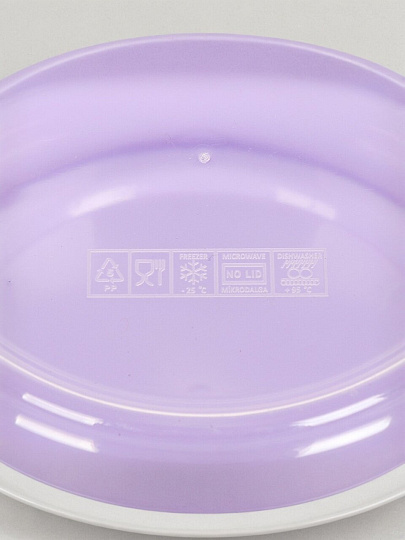 Контейнер пищевой пластик, 0.4 л, 13.2х13.2х6.8 см, круглый, воздухонепроницаемый, DDStyle, 30501