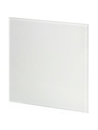 Лицевая панель для вентилятора Viento, установочный диаметр 100 мм, белая, SYSTEM+ Серия GORIZONT, GORIZONT glass 100