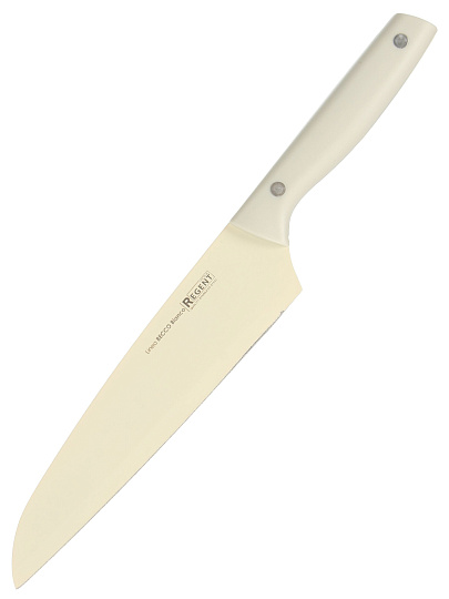 Нож Regent Inox, Becco Bianco, шеф-нож, нержавеющая сталь, 20 см, рукоятка пластик, 93-KN-BB-1