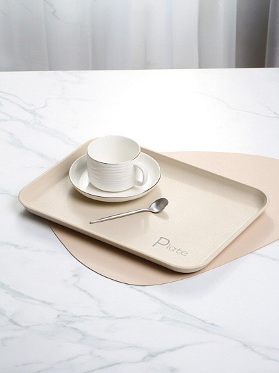 Поднос пластик, 25.5х36 см, прямоугольный, Y4-9249