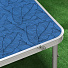 Стол складной металл, прямоугольный, 120х60х68.5 см, столешница МДФ, синий, Green Days, 4 стула - фото 10