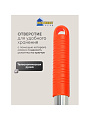 Швабра-окномойка 120х20 см, черная, телескопическая ручка, Мультипласт, Н99-WR017 - фото 4