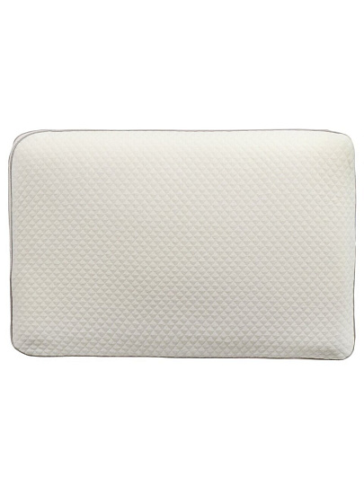 Подушка ортопедическая, 60 х 40 х 12, полиуретан, чехол 100% полиэстер, кант, с эффектом памяти, средняя, AI-1607002