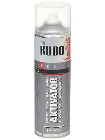 Активатор монтажной пены, 0.65 л, KUDO
