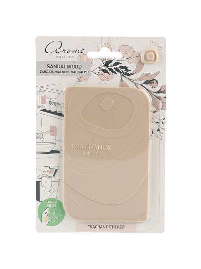 Ароматизатор для дома АЕР, Fragrant Sticker Sandalwood, А 6109