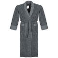 Халат мужской, махровый, 100% хлопок, серый, XL-XXL, 52-54, Barkas, Aria, AI-1905031