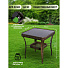 Мебель садовая Green Days, коричневая, стол, 55х55х60 см, 4 стула, 150 кг, HYB2122 - фото 15