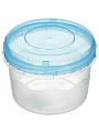 Контейнер пищевой пластик, 1 л, 14х14х10 см, круглый, Альтернатива, М1185 - фото 2