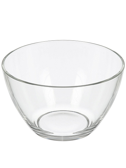 Салатник стекло, круглый, 19х11.5 см, Гладкий, ОСЗ, 07с1326