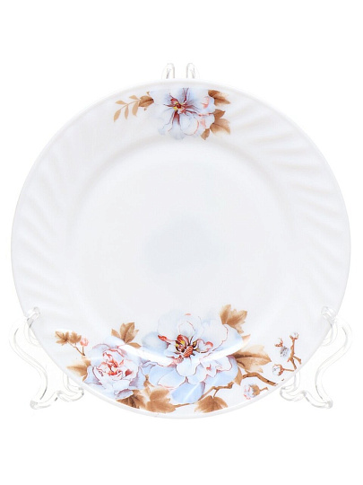 Тарелка десертная, стеклокерамика, 18 см, круглая, Орлеан, Daniks, BY23HP70