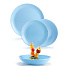 Сервиз столовый стекло, 18 предметов, на 6 персон, Luminarc, Diwali Light Blue, P2962 - фото 2