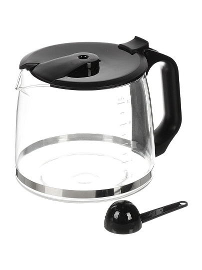 Кофеварка электрическая, капельная, металл, пластик, 1.2 л, Sakura, 700 Вт, черная, SA-6117BK