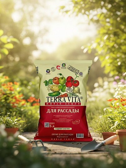 Грунт Живая земля, для рассады, 5 л, Terra Vita