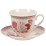 Набор чайный керамика, 4 предмета, на 2 персоны, 220 мл, Розовое поле, Y6-10235, подарочная упаковка - фото 3