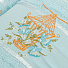 Набор полотенец, 50х90 см, 70х140 см, Karteks Цветы голубой 170/08 - фото 2