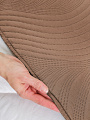Покрывало евро, 220х240 см, 100% полиэстер, стеганое, Silvano, Модерн, шоколад - фото 9