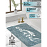 Коврик для ванной, 0.5х0.8 м, микрофибра, серый, T2022-456, надписи - фото 4
