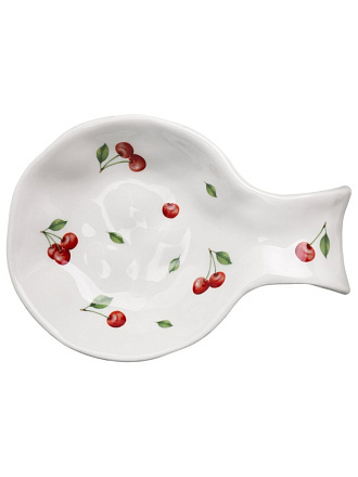 Подставка для ложки, керам, 16х11.5х2.5 см, Lefard, CHERRY, 358-2352
