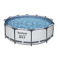 Бассейн каркасный Bestway, 366х100 см, Steel Pro Max, 56418BW, фильтр-насос, лестница, 9150 л - фото 2