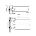 Смеситель для ванны CRONWIL CB330-23 - фото 3
