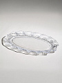 Блюдо стекло, для сервировки, овальное, 16.5х25.5 см, Crystal Pearl, Lefard, 675-110