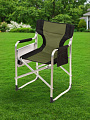 Кресло складное 55х60х82 см, черно-зеленое, ткань, со столиком, 100 кг, Green Days, YTDC024 - фото 7