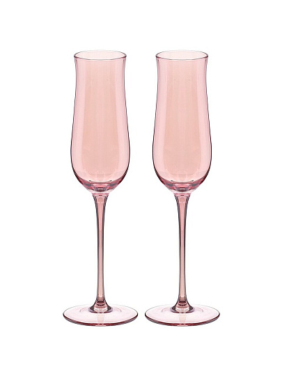 Бокал для шампанского, 140 мл, стекло, 2 шт, Billibarri, Benavente, 900-130