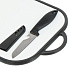 Доска разделочная пластик, с ножом, 37х25 см, с ручкой, в ассортименте, прямоугольная, Камень, Y4-7877 - фото 8