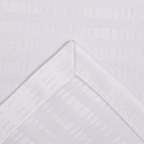 Скатерть «Этель» Shine 150*250 +/-3см, цв.белый, пл. 192 г/м2, хл с ВГМО, 6974195