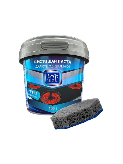Чистящее средство для стеклокерамики, Top House, паста, 400 г