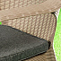 Мебель садовая Green Days, кофе с молоком, стол, 39х39х42 см, 2 кресла, подушка, 150 кг, 247+220-lght coff - фото 7