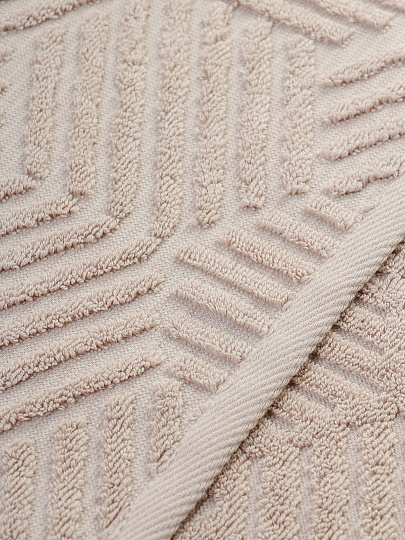 Полотенце банное 70х140 см, 100% хлопок, 450 г/м2, жаккард, Некст 7064, Авангард, мокко, 254, Россия