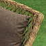 Мебель садовая Green Days, Форео, бежевая, стол, 122х122х75 см, 4 кресла, подушка серо-коричневая, CYH162W - фото 8