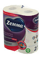 Полотенце бумажное 2 слоя, 2 рулона, 13.5 м, белое, ZEMMA, Premium Декор - фото 3